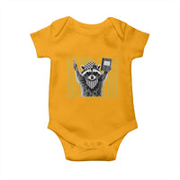 Cool Kindergarten Raccoon Back to School Baby Onesie First Day of School Funny Kids Gift