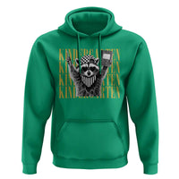 Cool Kindergarten Raccoon Back to School Hoodie First Day of School Funny Kids Gift