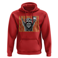 Cool Kindergarten Raccoon Back to School Hoodie First Day of School Funny Kids Gift