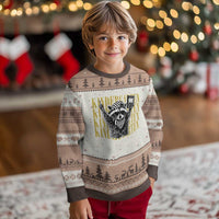 Cool Kindergarten Raccoon Back to School Ugly Christmas Sweater First Day of School Funny Kids Gift