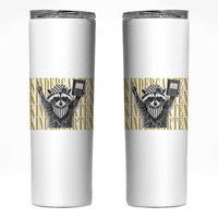 Cool Kindergarten Raccoon Back to School Skinny Tumbler First Day of School Funny Kids Gift