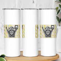 Cool Kindergarten Raccoon Back to School Skinny Tumbler First Day of School Funny Kids Gift