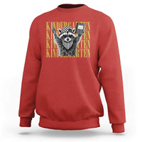 Cool Kindergarten Raccoon Back to School Sweatshirt First Day of School Funny Kids Gift