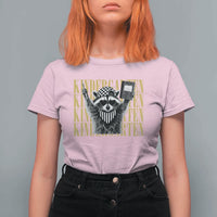 Cool Kindergarten Raccoon Back to School T Shirt For Women First Day of School Funny Kids Gift