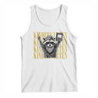 Cool Kindergarten Raccoon Back to School Tank Top First Day of School Funny Kids Gift