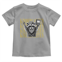 Cool Kindergarten Raccoon Back to School Toddler T Shirt First Day of School Funny Kids Gift