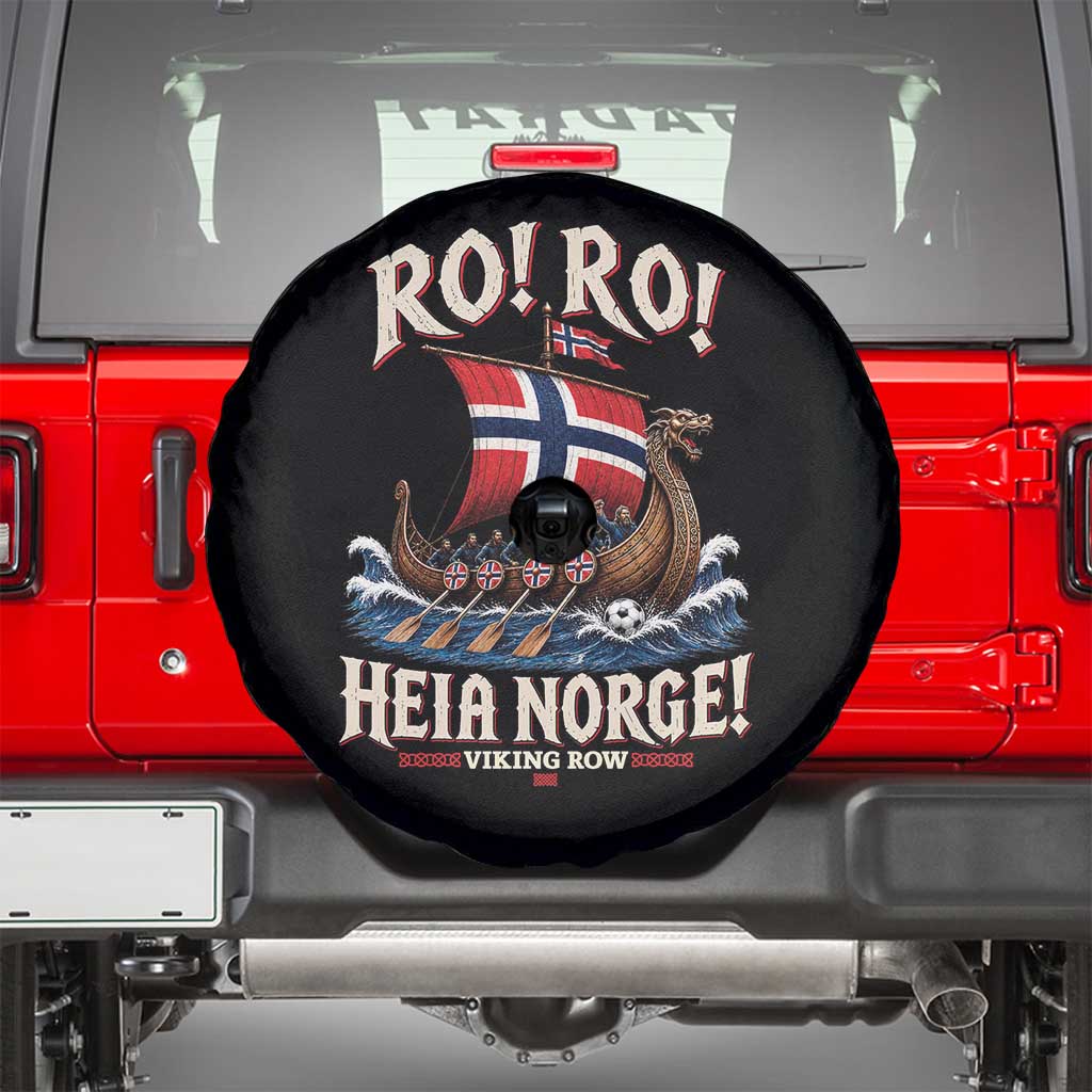 Funny Heia Norge Soccer Viking Row Spare Tire Cover Ro Ro Norway Football Fans Norwegian Pride