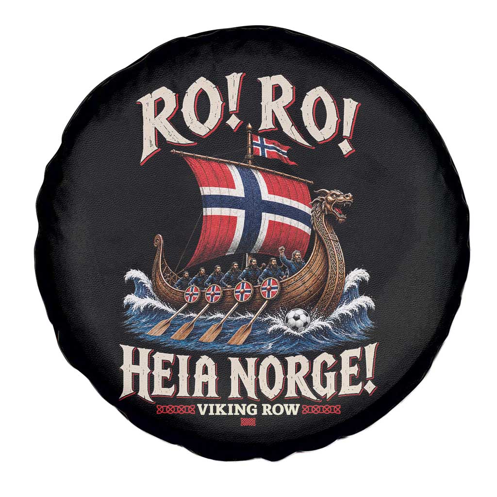 Funny Heia Norge Soccer Viking Row Spare Tire Cover Ro Ro Norway Football Fans Norwegian Pride