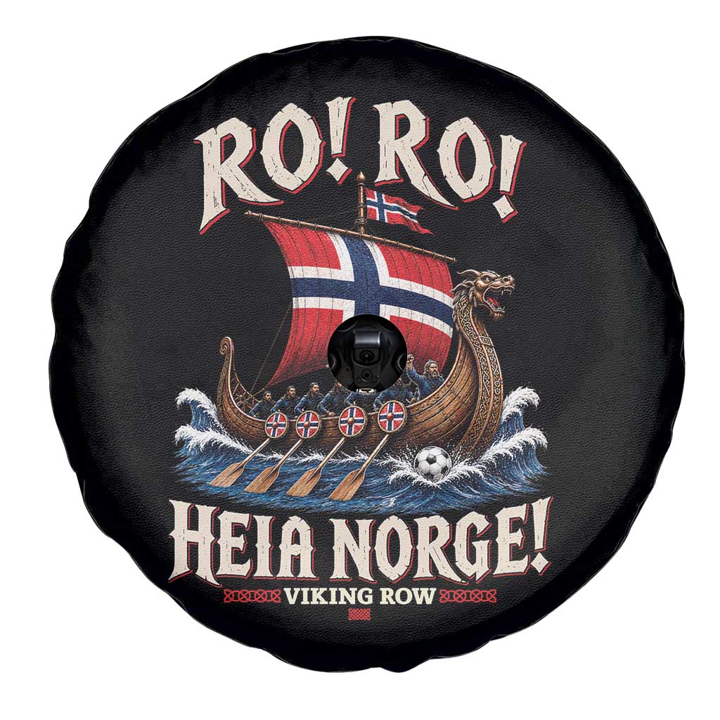 Funny Heia Norge Soccer Viking Row Spare Tire Cover Ro Ro Norway Football Fans Norwegian Pride