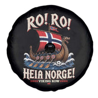 Funny Heia Norge Soccer Viking Row Spare Tire Cover Ro Ro Norway Football Fans Norwegian Pride