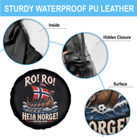 Funny Heia Norge Soccer Viking Row Spare Tire Cover Ro Ro Norway Football Fans Norwegian Pride