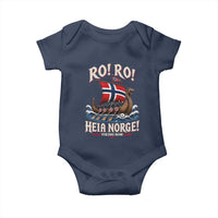 Funny Heia Norge Soccer Viking Row Baby Onesie Ro Ro Norway Football Fans Norwegian Pride