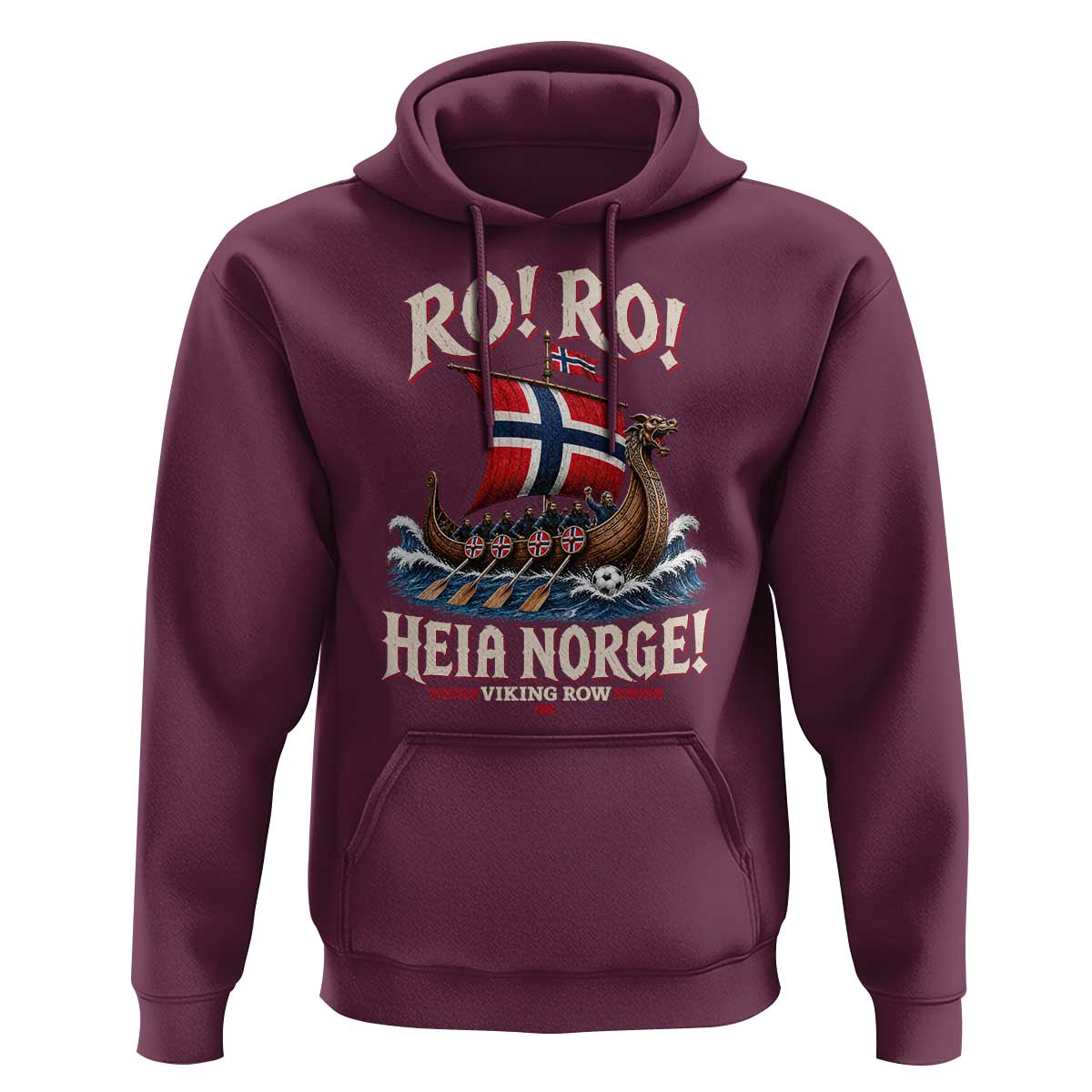 Funny Heia Norge Soccer Viking Row Hoodie Ro Ro Norway Football Fans Norwegian Pride