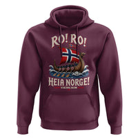 Funny Heia Norge Soccer Viking Row Hoodie Ro Ro Norway Football Fans Norwegian Pride