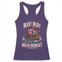 Funny Heia Norge Soccer Viking Row Racerback Tank Top Ro Ro Norway Football Fans Norwegian Pride