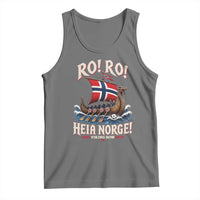Funny Heia Norge Soccer Viking Row Tank Top Ro Ro Norway Football Fans Norwegian Pride