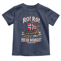 Funny Heia Norge Soccer Viking Row Toddler T Shirt Ro Ro Norway Football Fans Norwegian Pride