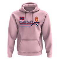Classic Norway Football Emblem Graphic Hoodie Retro Norwegian Flag Coat of Arms Norge Soccer Fans