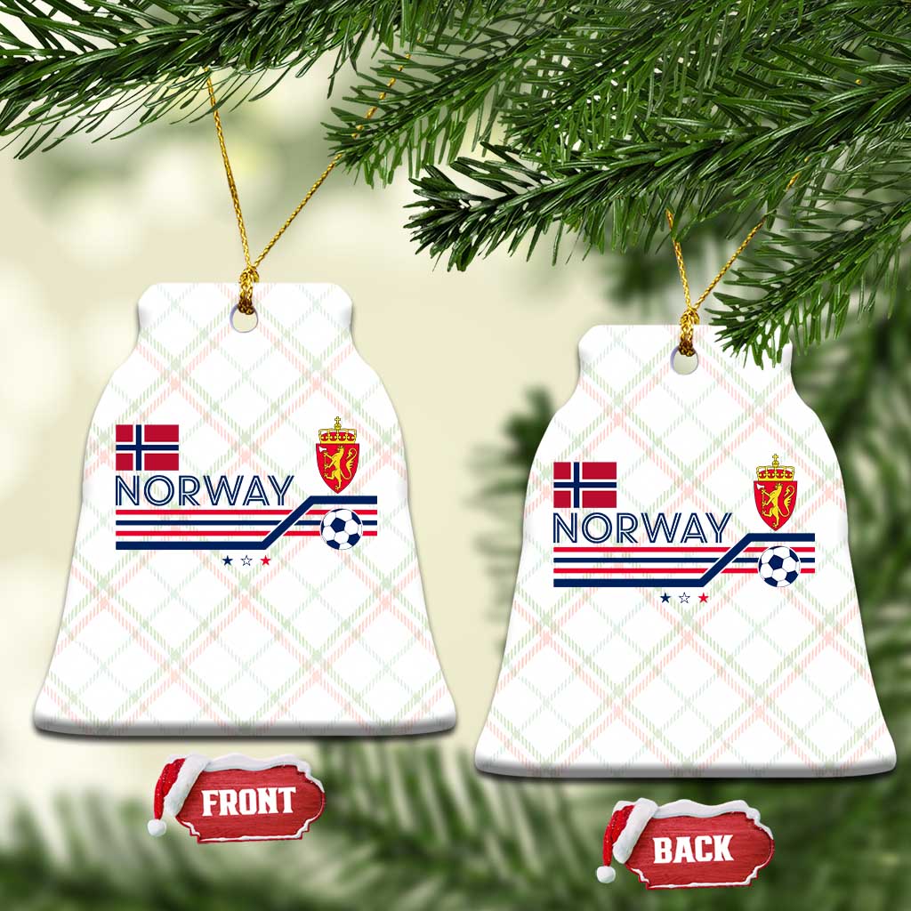 Classic Norway Football Emblem Graphic Ceramic Ornament Retro Norwegian Flag Coat of Arms Norge Soccer Fans