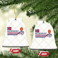 Classic Norway Football Emblem Graphic Ceramic Ornament Retro Norwegian Flag Coat of Arms Norge Soccer Fans