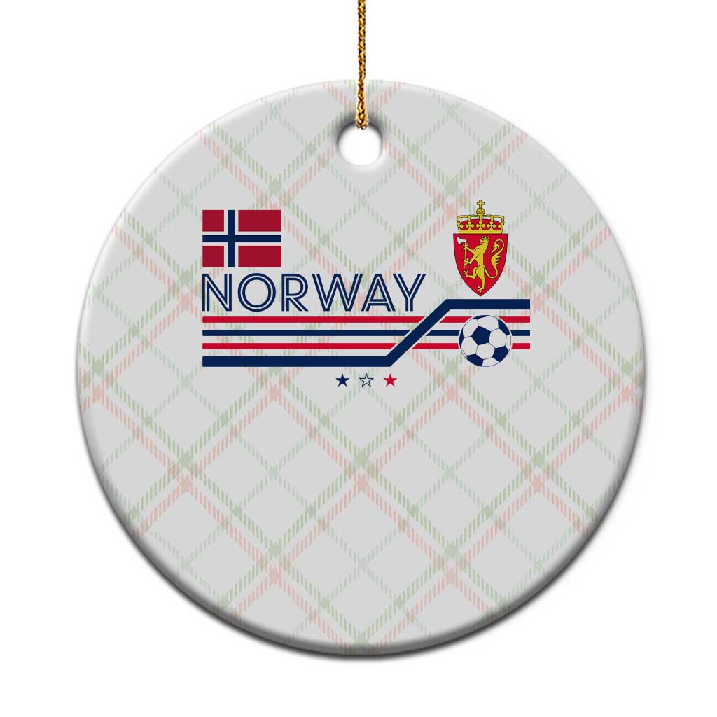 Classic Norway Football Emblem Graphic Ceramic Ornament Retro Norwegian Flag Coat of Arms Norge Soccer Fans