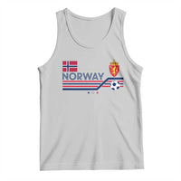 Classic Norway Football Emblem Graphic Tank Top Retro Norwegian Flag Coat of Arms Norge Soccer Fans