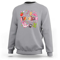 She is a Teacher I Can Tell School Aesthetic Sweatshirt Retro Groovy Western Cowgirl Texas