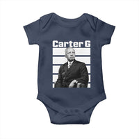 Inspiring Father of Black History Icon Portrait Baby Onesie Carter G Civil Rights Legacy Supporter