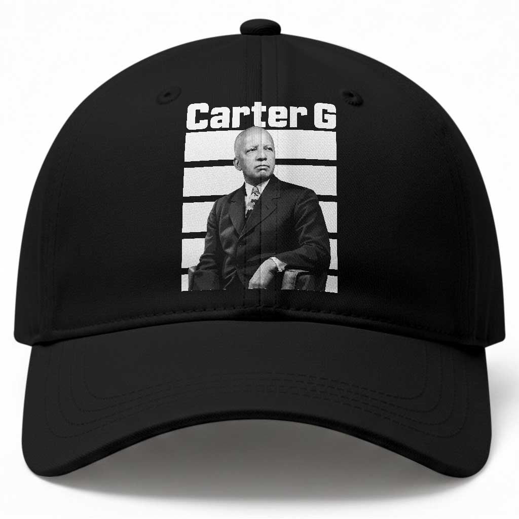 Inspiring Father of Black History Icon Portrait Baseball Cap Carter G Civil Rights Legacy Supporter