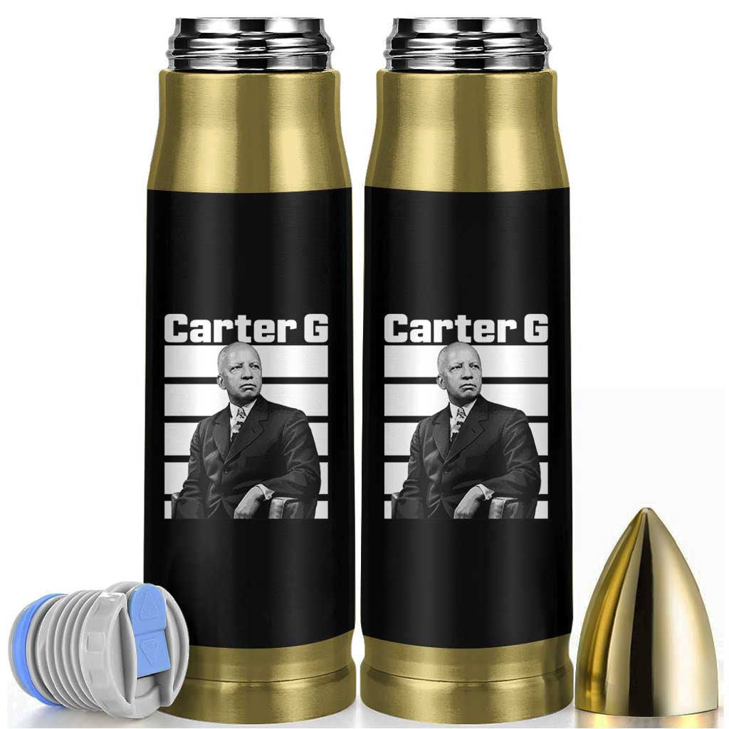 Inspiring Father of Black History Icon Portrait Bullet Tumbler Carter G Civil Rights Legacy Supporter