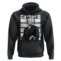Inspiring Father of Black History Icon Portrait Hoodie Carter G Civil Rights Legacy Supporter