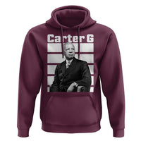 Inspiring Father of Black History Icon Portrait Hoodie Carter G Civil Rights Legacy Supporter