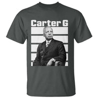 Inspiring Father of Black History Icon Portrait T Shirt Carter G Civil Rights Legacy Supporter