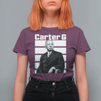 Inspiring Father of Black History Icon Portrait T Shirt For Women Carter G Civil Rights Legacy Supporter