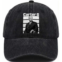 Inspiring Father of Black History Icon Portrait Washed Cotton Baseball Cap Carter G Civil Rights Legacy Supporter