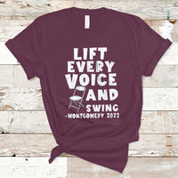 Folding Chair Lift Every Voice and Swing Trending Montgomery T Shirt - Wonder Print Shop