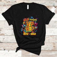 50 Years Old Fifty 50th Anniversary Of Hip Hop T Shirt - Wonder Print Shop