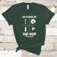 50 Years Old 50th Anniversary Of Hip Hop Elements of Hip-Hop T Shirt - Wonder Print Shop