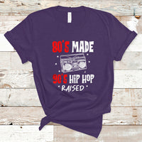 80's Made 90's Hip Hop Raised 50th Anniversary Of Hip Hop T Shirt - Wonder Print Shop
