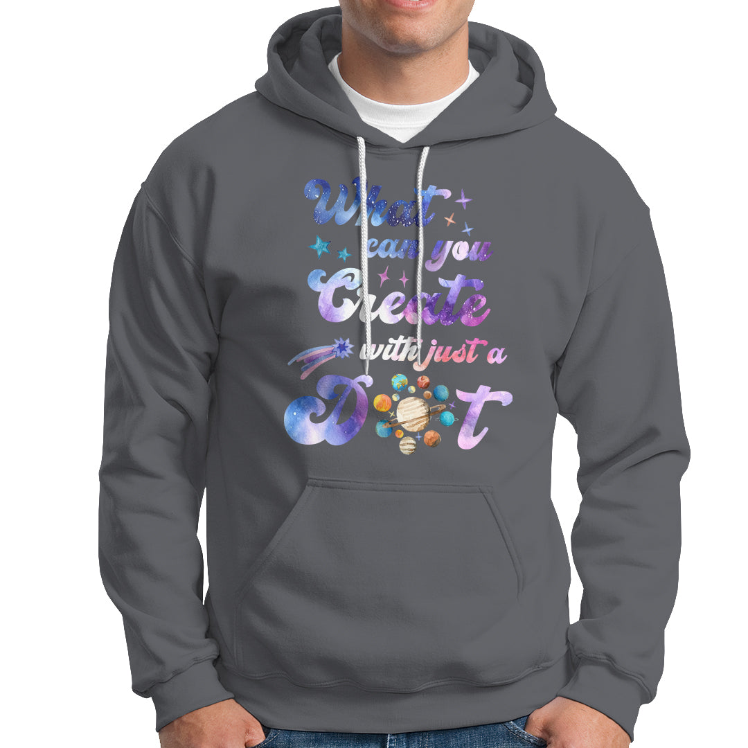 Dot Day Hoodie What Can You Create With Just A Dot Space Polka Dot - Wonder Print Shop