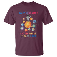 Dot Day T Shirt Polka Dot See Where It Takes You Astronaut Outer Space - Wonder Print Shop