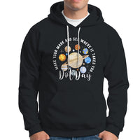 Dot Day Hoodie Polka Dot See Where It Takes You Universe Outer Space - Wonder Print Shop