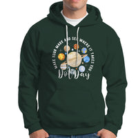 Dot Day Hoodie Polka Dot See Where It Takes You Universe Outer Space - Wonder Print Shop