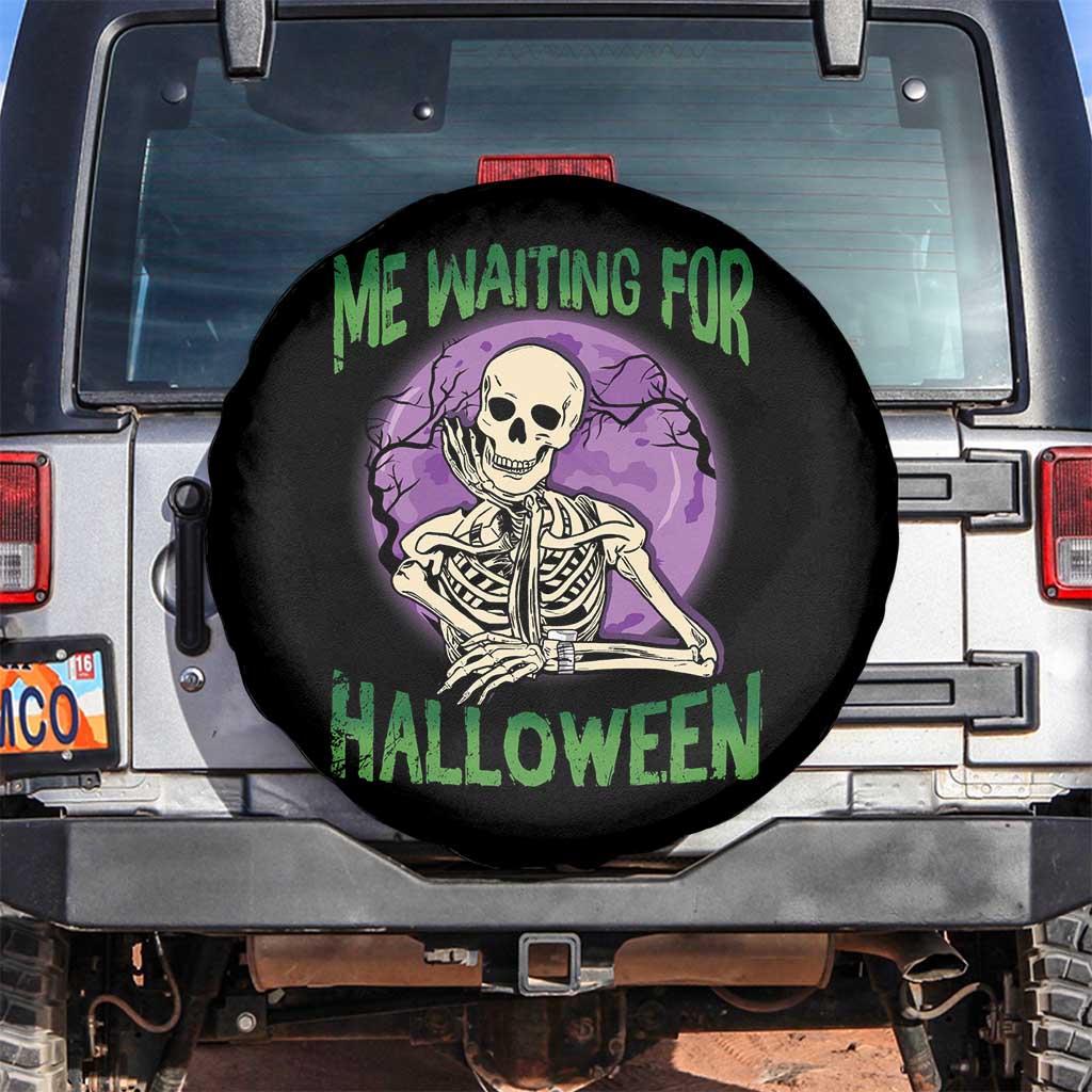 Funny Skeleton Spare Tire Cover Me Waiting For Halloween Skeleton Funny Halloween Costume
