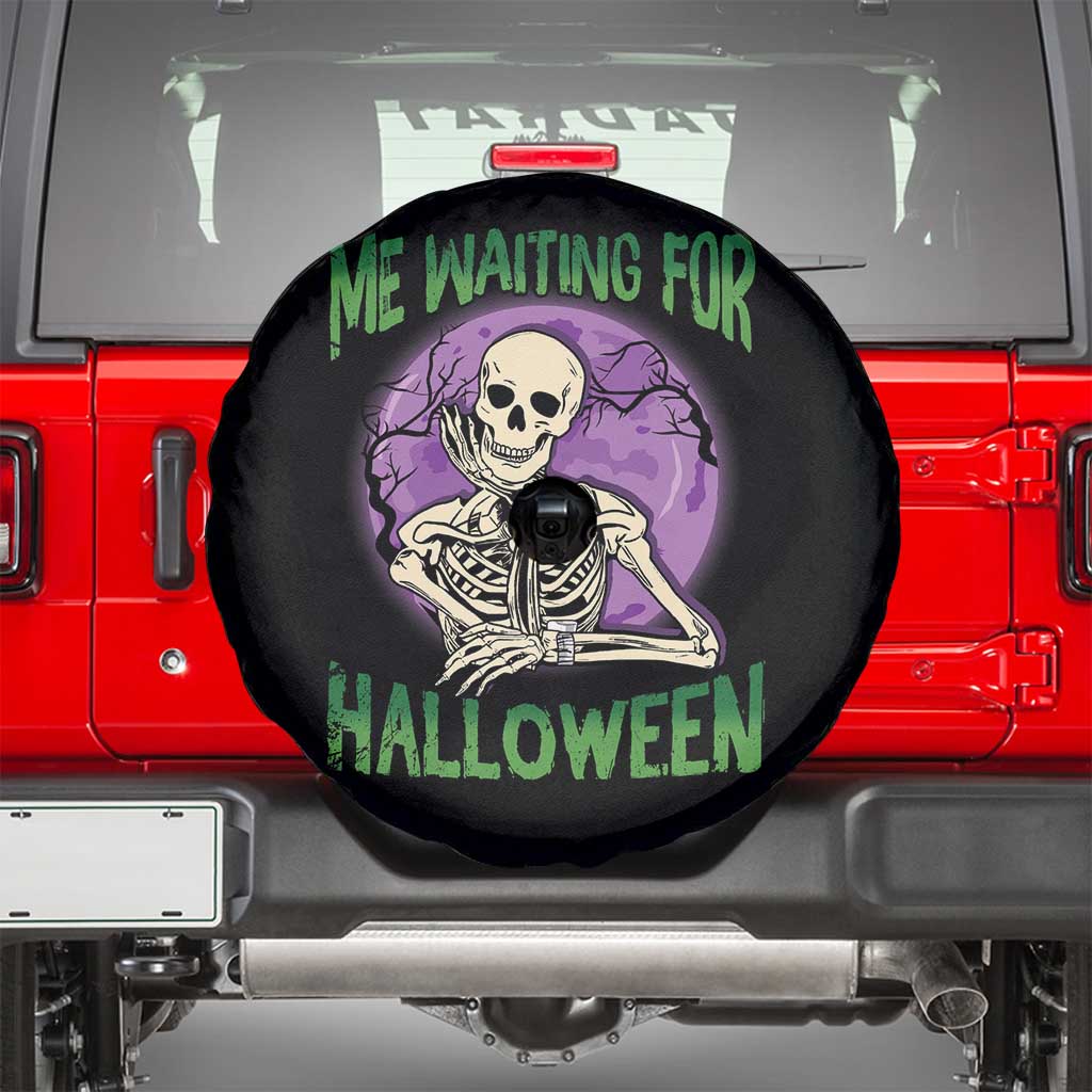 Funny Skeleton Spare Tire Cover Me Waiting For Halloween Skeleton Funny Halloween Costume