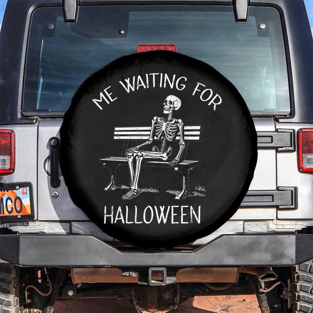 Funny Skeleton Spare Tire Cover Me Waiting For Halloween Skeleton Lover Halloween Costume