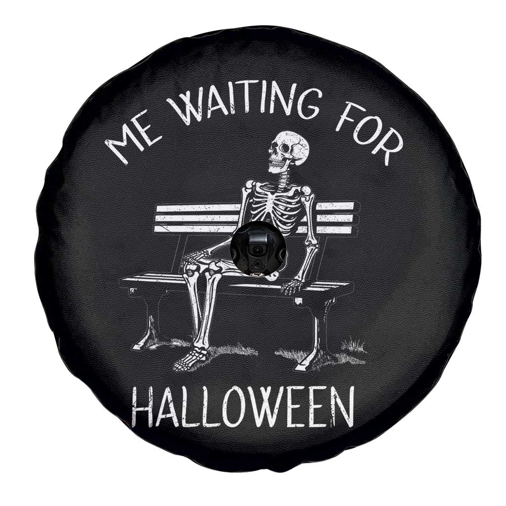 Funny Skeleton Spare Tire Cover Me Waiting For Halloween Skeleton Lover Halloween Costume
