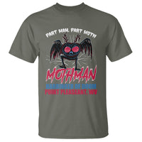Funny Mothman T Shirt Part Man Part Moth Harbinger Of Doom Point Pleasent WV - Wonder Print Shop