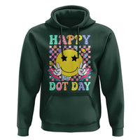 Happy Dot Day Hoodie Cute Smile Face Retro Groovy - Wonder Print Shop