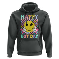 Happy Dot Day Hoodie Cute Smile Face Retro Groovy - Wonder Print Shop